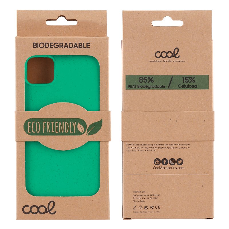 Carcasa COOL para iPhone 12 Pro Max Eco Biodegradable Mint