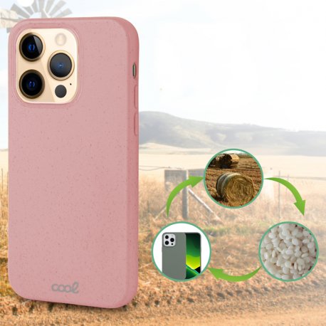 Capa COOL para iPhone 12 Pro Max Eco Biodegradável Rosa