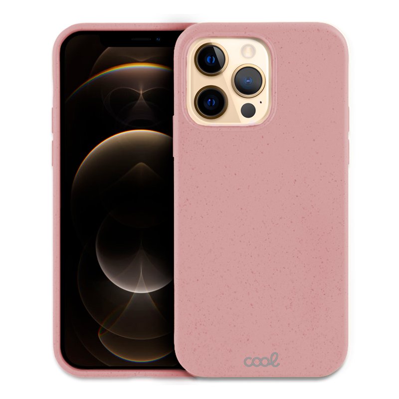 Carcasa COOL para iPhone 12 Pro Max Eco Biodegradable Rosa