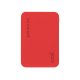 Bateria Externa Micro-usb Power Bank 5000 mAh COOL Leather Rojo