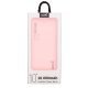 Bateria externa Micro-usb Power Bank 10.000 mAh COOL couro rosa