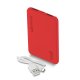 Batteria Esterna Micro-usb Power Bank 5000 mAh COOL Pelle Rossa