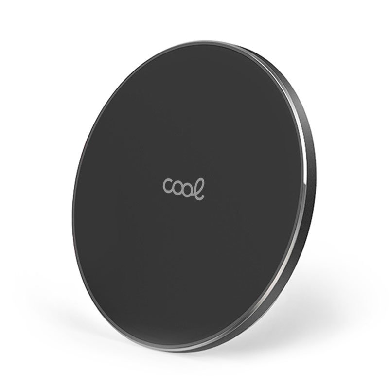 Dock Base Cargador Smartphones Inalámbrico Qi Universal Cool (carga Rápida)  Negro con Ofertas en Carrefour
