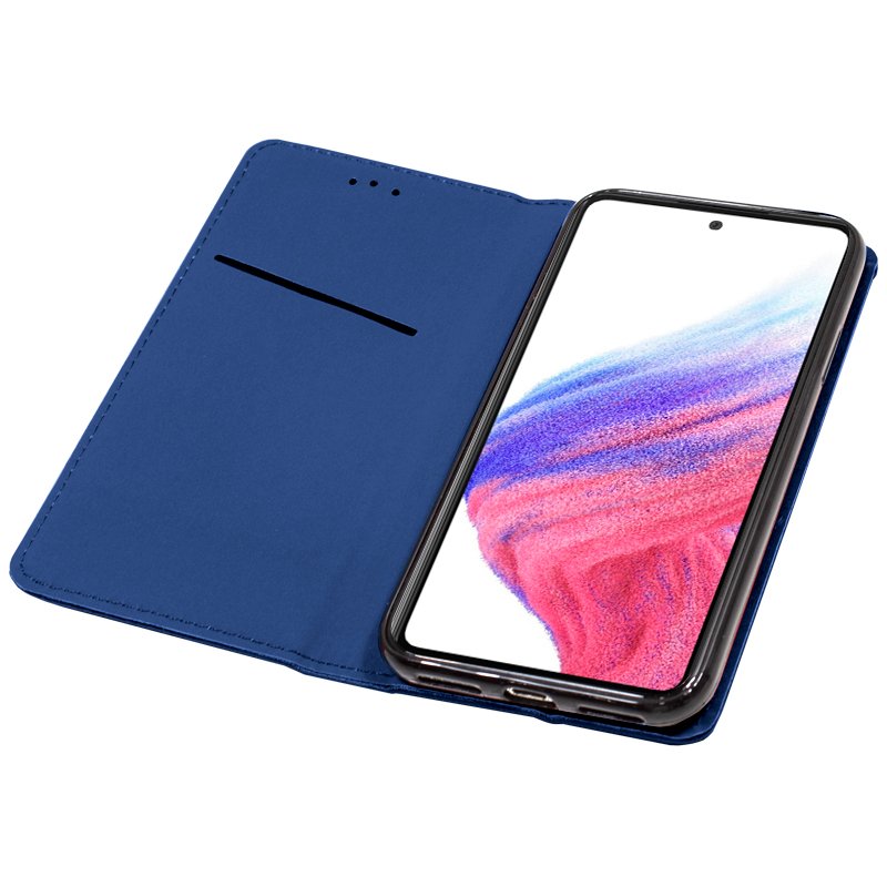 Cool Funda Flip Cover Liso Azul para Xiaomi Redmi Note 12 Pro Plus 5G