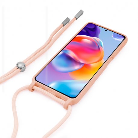 COOL custodia per Xiaomi Redmi Note 11 Pro Plus 5G Cord Plain Pink