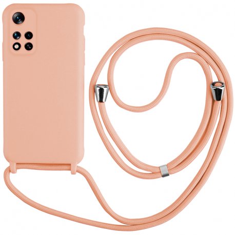 COOL custodia per Xiaomi Redmi Note 11 Pro Plus 5G Cord Plain Pink
