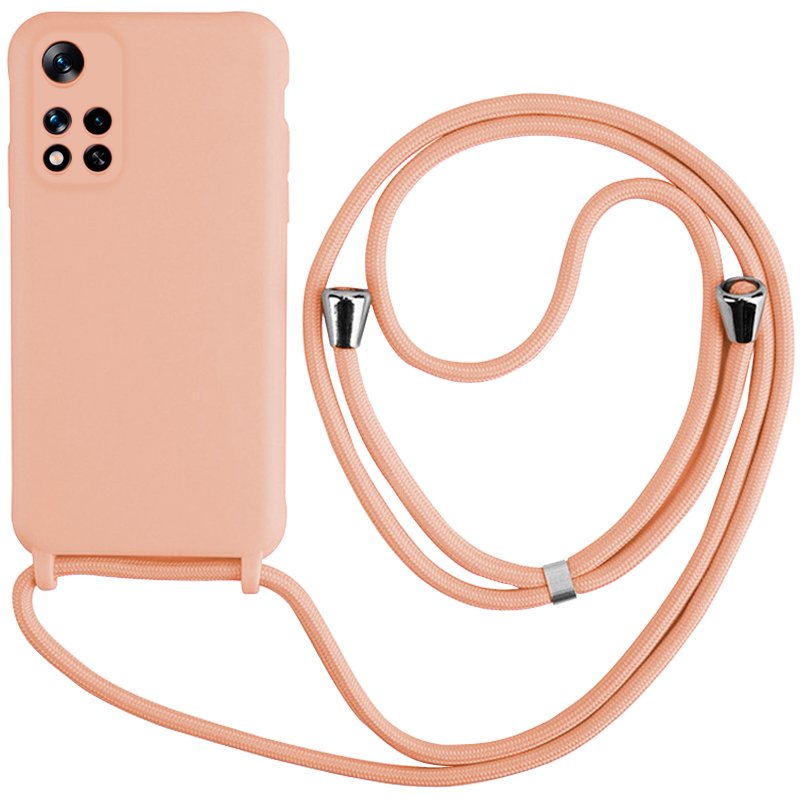 Carcasa COOL para Xiaomi Redmi Note 11 Pro Plus 5G Cordn Liso Rosa