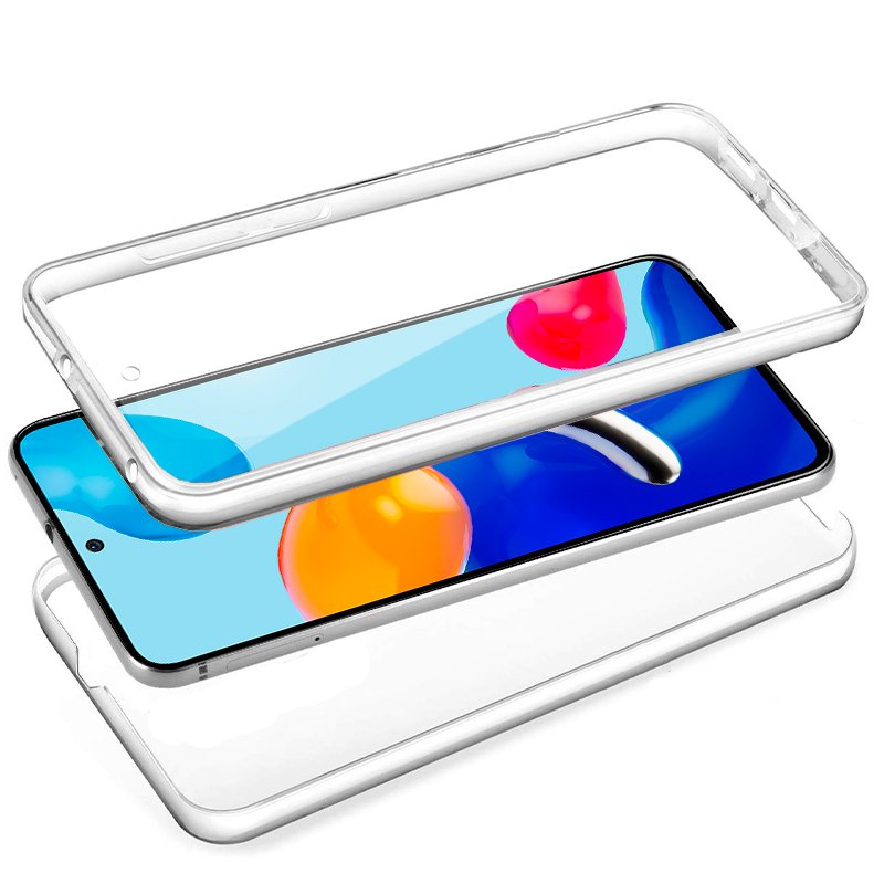 Funda COOL Silicona 3D para Xiaomi Redmi Note 11 / Note 11S (Transparente Frontal + Trasera)