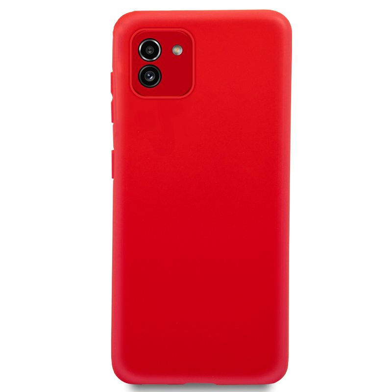 Funda COOL Silicona para Samsung A035 Galaxy A03 (Rojo)