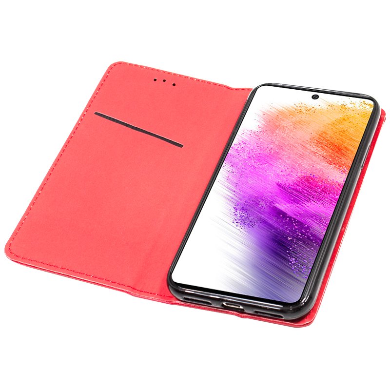 Funda COOL Flip Cover para Samsung A736 Galaxy A73 5G Liso Rojo