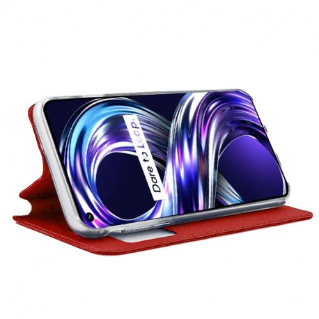 Custodia COOL Flip Cover per Realme 8i / Narzo 50 Smooth Red