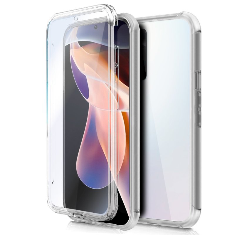 Verco Custodia Sottile Trasparente Per Xiaomi Redmi Note 11 Pro+ 5G | Cover In TPU Flessibile | Anti Graffio