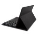 Estojo legal para Samsung Galaxy Tab A8 X200 / X205 couro sintético teclado Bluetooth preto 10,5 polegadas