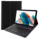 Estojo legal para Samsung Galaxy Tab A8 X200 / X205 couro sintético teclado Bluetooth preto 10,5 polegadas