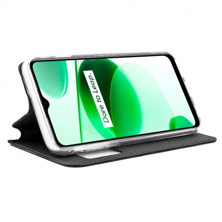 Capa Flip Cover COOL para Realme C35 / Narzo 50A Prime Preto