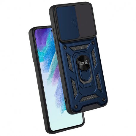 Custodia COOL per Samsung G990B Galaxy S21 FE Hard Ring Marine