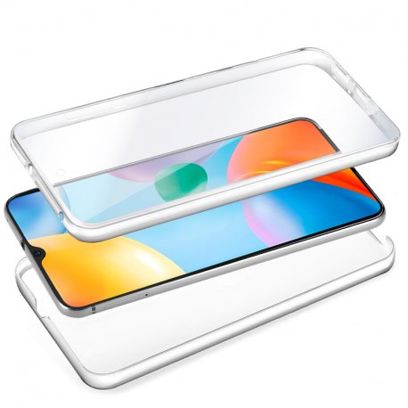 COOL Custodia in silicone 3D per Xiaomi Redmi 10C (anteriore + posteriore trasparente)