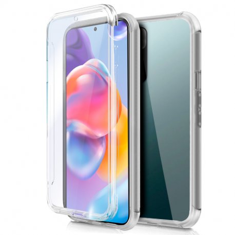 COOL Custodia in silicone 3D per Xiaomi Redmi Note 11 Pro Plus 5G (anteriore + posteriore trasparente)
