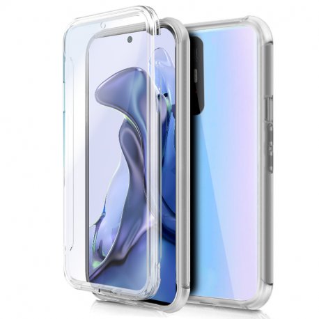 COOL Custodia in silicone 3D per Xiaomi 11T / 11T Pro (anteriore + posteriore trasparente)