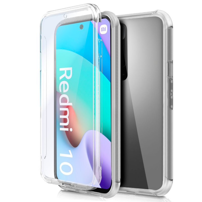Funda COOL Silicona 3D para Xiaomi Redmi 10 / Redmi 10 2022 (Transparente Frontal + Trasera)