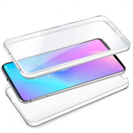 Custodia in silicone COOL 3D per Xiaomi Redmi 9T (anteriore + posteriore trasparente)