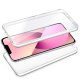 Capa de silicone COOL 3D para iPhone 13 (frente e verso transparente)