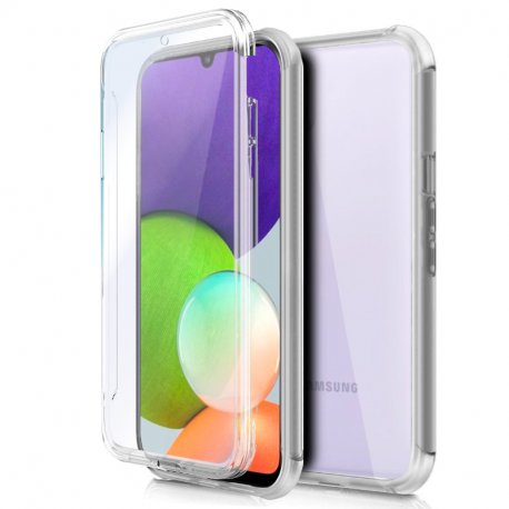 COOL 3D Silicone Case for Samsung A225 Galaxy A22 4G (Transparent Front + Back)