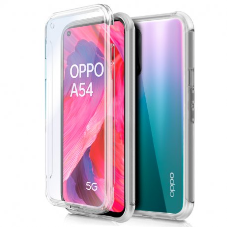 Capa de silicone COOL 3D para Oppo A54 5G / A74 5G (frente + verso transparente)