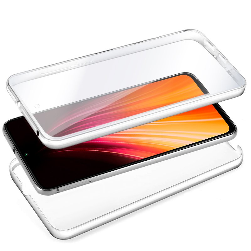 Funda COOL Silicona 3D para Xiaomi Redmi Note 8  / Note 8 (2021) (Transparente Frontal + Trasera)