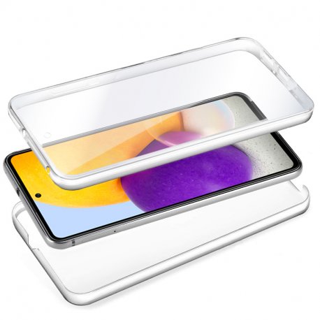 COOL 3D Silicone Case for Samsung A725 Galaxy A72 (Transparent Front + Back)