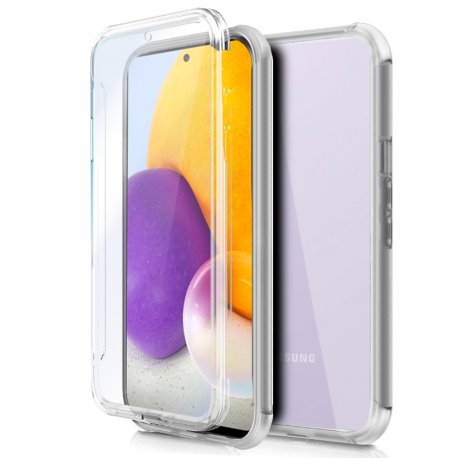 COOL 3D Silicone Case for Samsung A725 Galaxy A72 (Transparent Front + Back)