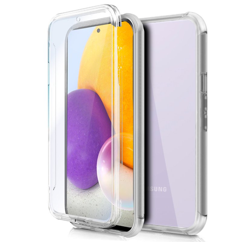 Funda COOL Silicona 3D para Samsung A725 Galaxy A72  (Transparente Frontal + Trasera)