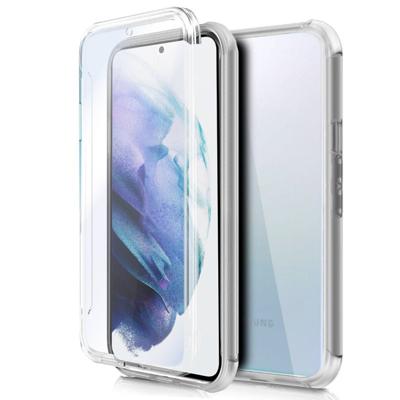 Funda COOL Silicona 3D para Samsung G996 Galaxy S21 Plus (Transparente Frontal + Trasera)