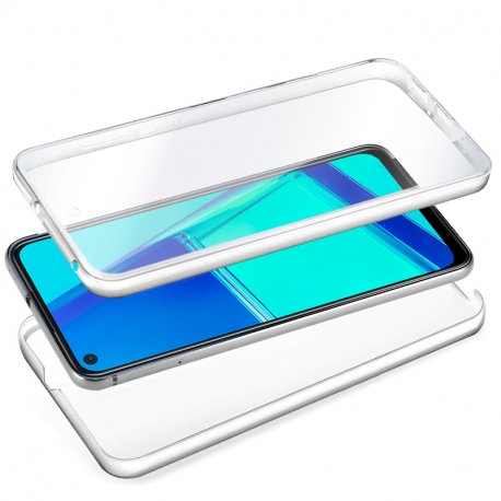 Capa COOL de Silicone 3D para Oppo A52 / A72 / A92 (frente e verso transparentes)