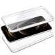 Custodia in silicone 3D per iPhone 12 Pro Max (trasparente anteriore + posteriore)