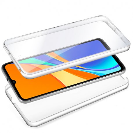 COOL Custodia in silicone 3D per Xiaomi Redmi 9C (trasparente anteriore + posteriore)
