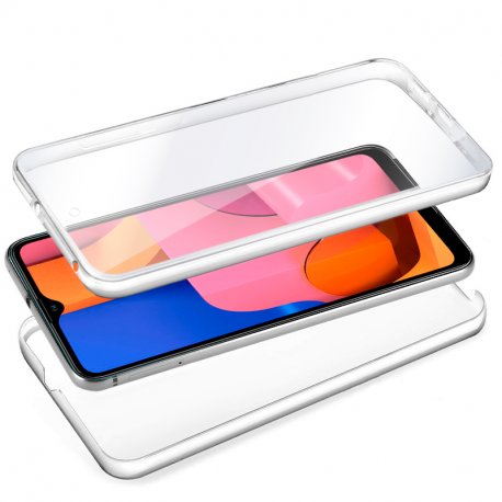 COOL 3D Silicone Case for Samsung A207 Galaxy A20s (Transparent Front + Back)