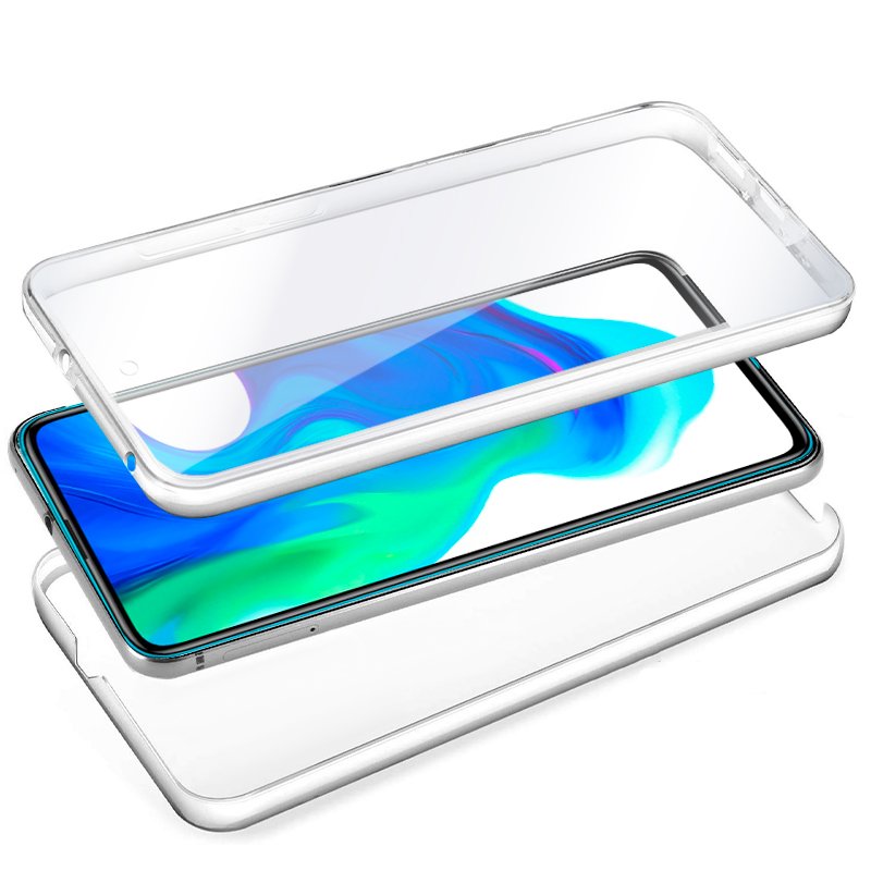 Funda COOL Silicona 3D para Xiaomi Pocophone F2 Pro (Transparente Frontal + Trasera)
