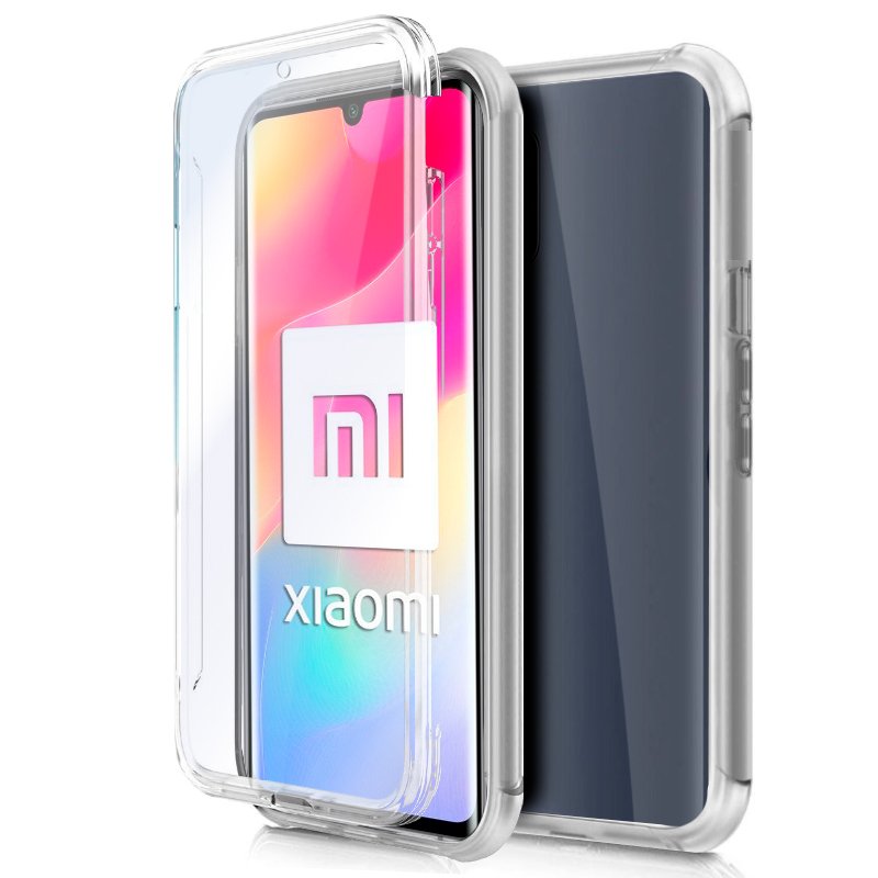 Funda COOL Silicona 3D para Xiaomi Mi Note 10 Lite (Transparente Frontal + Trasera)