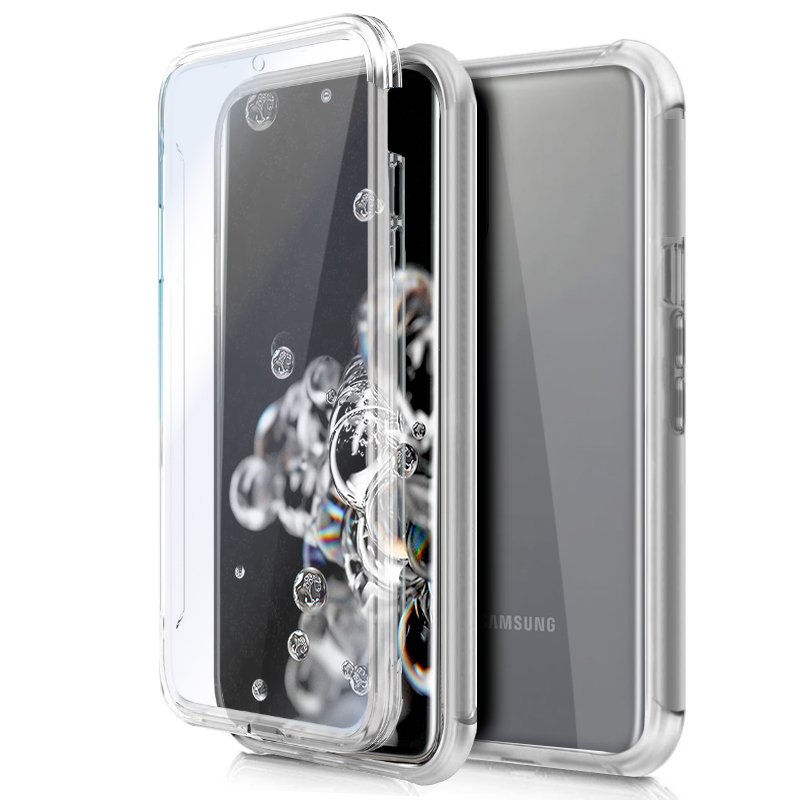 Funda COOL Silicona 3D para Samsung G988 Galaxy S20 Ultra 5G (Transparente Frontal + Trasera)