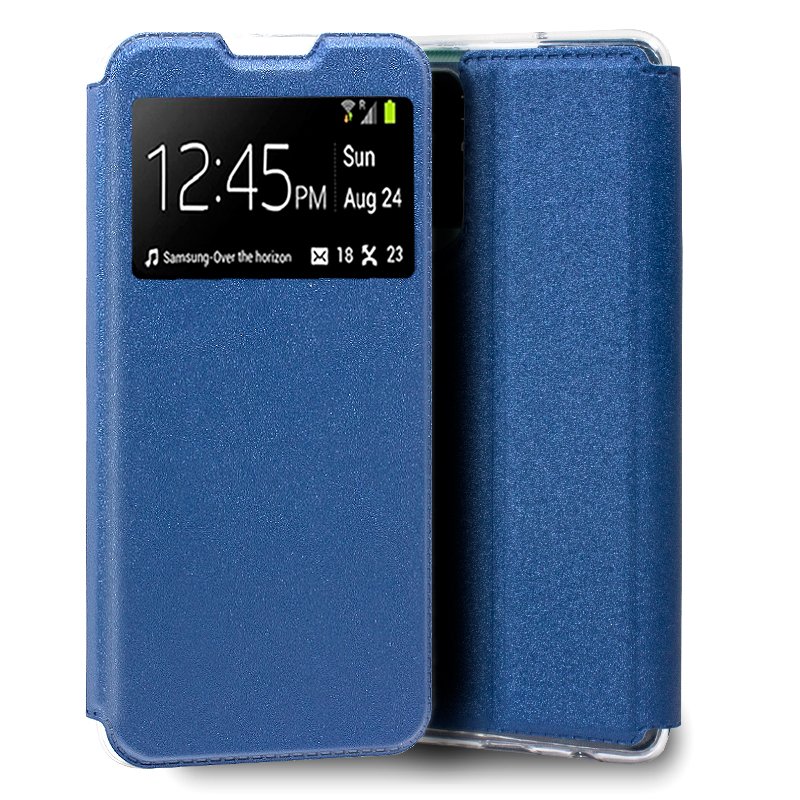 Funda COOL Flip Cover para Xiaomi Redmi 10C Liso Azul