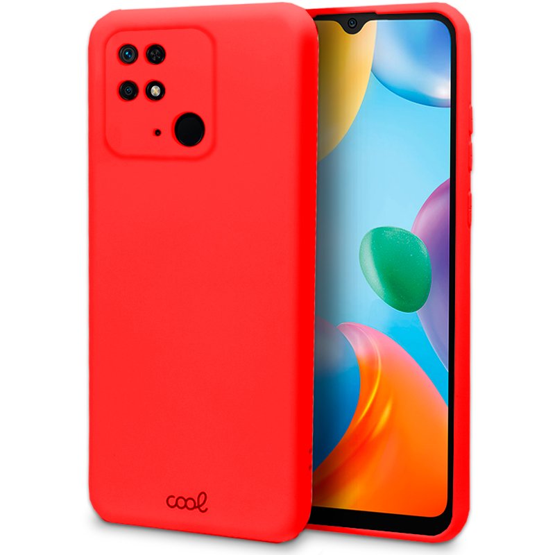 Carcasa COOL para Xiaomi Redmi 10C Cover Rojo