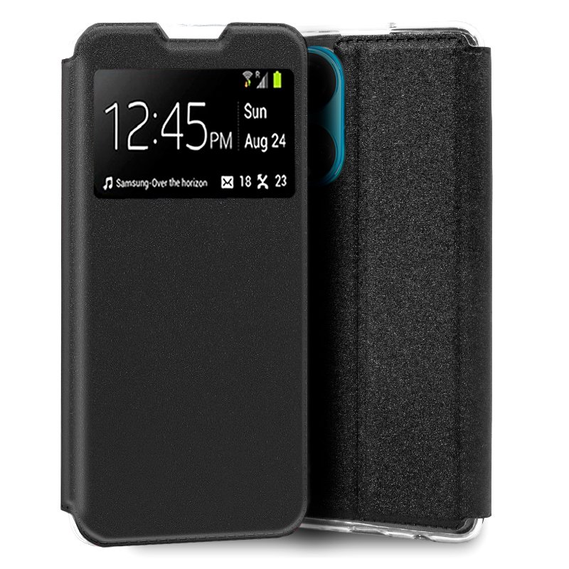 Funda COOL Flip Cover para Huawei Honor X7 Liso Negro