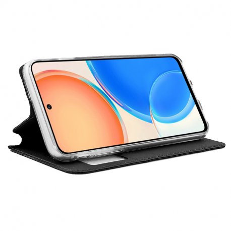 Custodia COOL Flip Cover per Huawei Honor X7 nera liscia