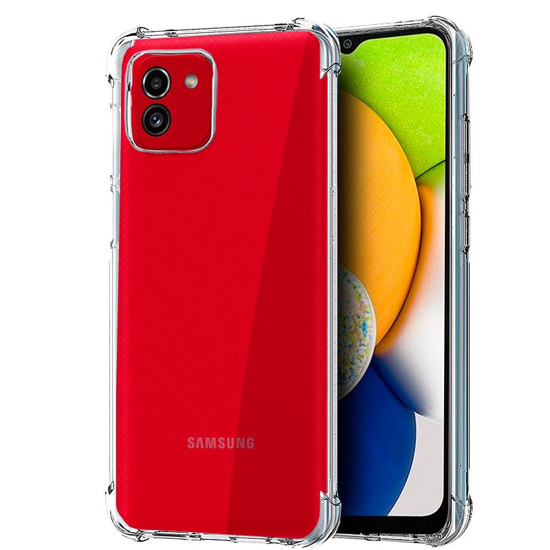 Carcasa COOL para Samsung A035 Galaxy A03 Antishock Transparente