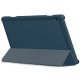Capa de couro liso para Huawei Matepad T10s azul 10,1 polegadas
