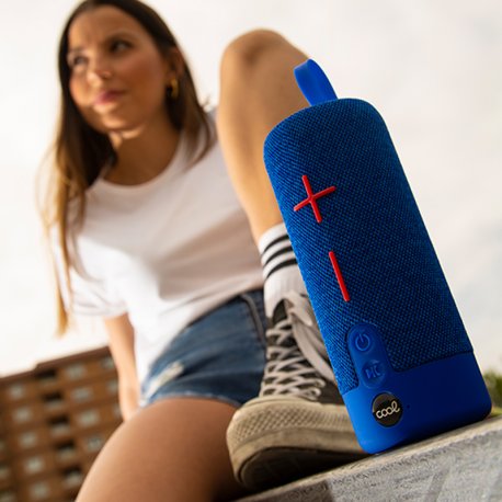 Altoparlante musicale Bluetooth universale COOL 10W Bass Azul
