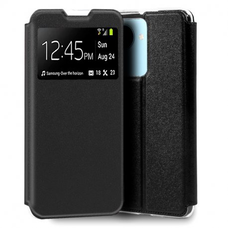 Custodia COOL Flip Cover per Realme C30 / Narzo 50i Prime Smooth Black