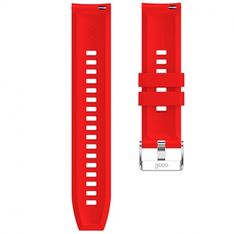Cinturino Universale 20 mm Amazfit Bip / GTS / Bip Lite / Huawei / Samsung / COOL Rubber Red