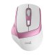 Mouse wireless silenzioso COOL Ergonomic Rosa-Bianco